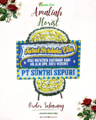Papan Bunga Duka di Sipirok