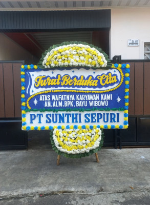 Papan Bunga Duka di Sipirok