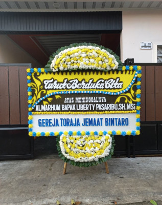 Papan Bunga Duka di Sipirok
