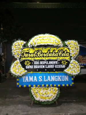 Papan Bunga Duka di Sipirok