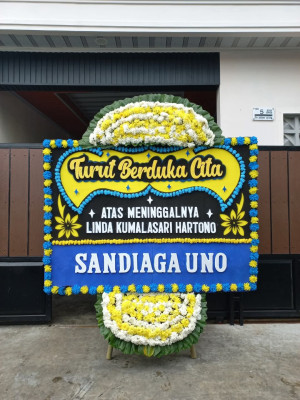 Papan Bunga Duka di Sipirok